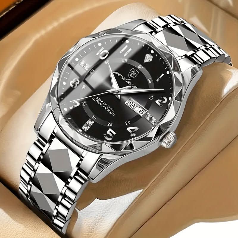 Herren Sportuhr mit Chronograph und Alarm