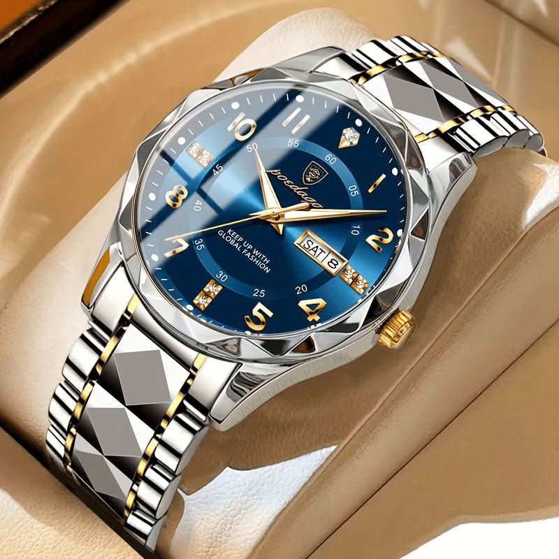 Herren Sportuhr mit Chronograph und Alarm