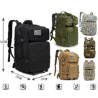 Taktischer Rucksack 50L mit MOLLE-System