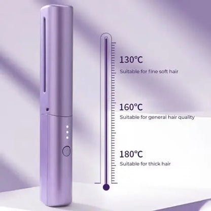 Tragbare Haarglättbürste – Kamm & Glätteisen in einem für schnelles Styling unterwegs