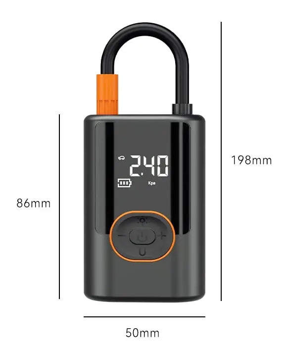 Digitaler Reifenfüller mit Akku – 150 PSI Kompressor
