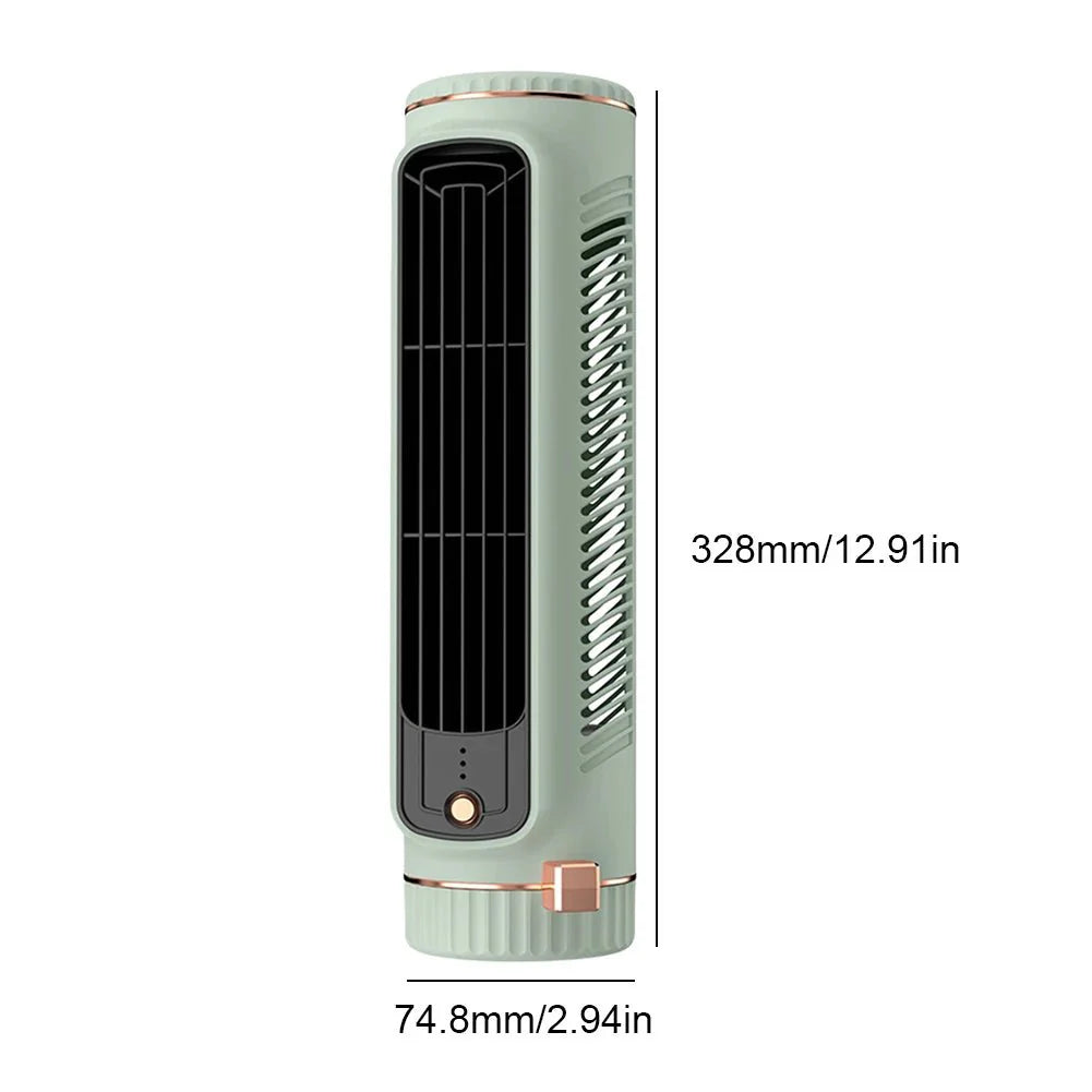 Turmventilator flügellos mit 360°-Luftzirkulation