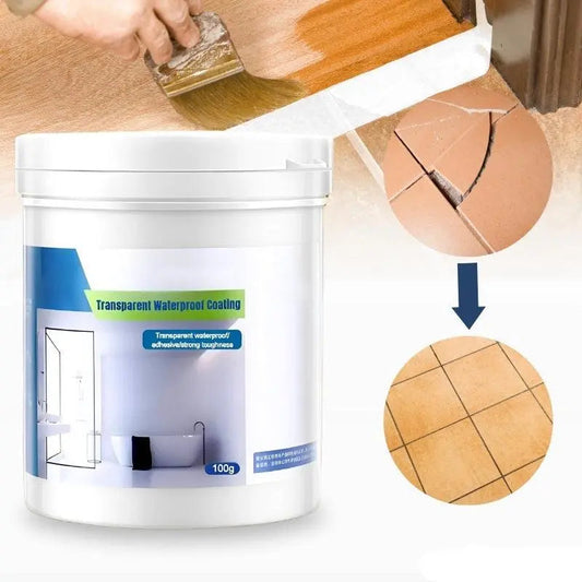 Transparente wasserdichte Beschichtung