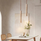 Travertin Pendelleuchte im Wabi-Sabi-Stil