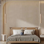 Travertin Pendelleuchte im Wabi-Sabi-Stil