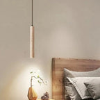 Travertin Pendelleuchte im Wabi-Sabi-Stil