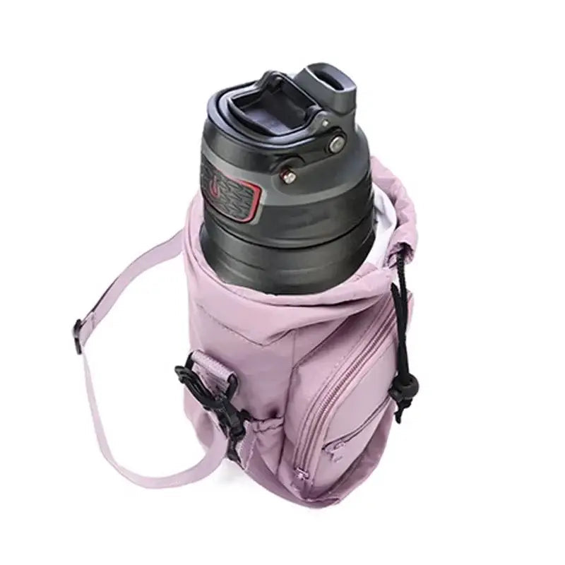 Umhängetasche mit Flaschenhalter aus Nylon