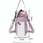 Umhängetasche mit Flaschenhalter aus Nylon