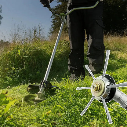 Unkraut entfernen wie ein Profi – mit dem 6-Zoll Stahlbürstenkopf