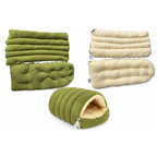 Kuschelhöhle Cord mit Plüschfutter für Katzen und Hunde