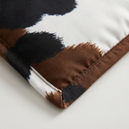 Bettdecken-Set Kuhflecken-Muster Polyester