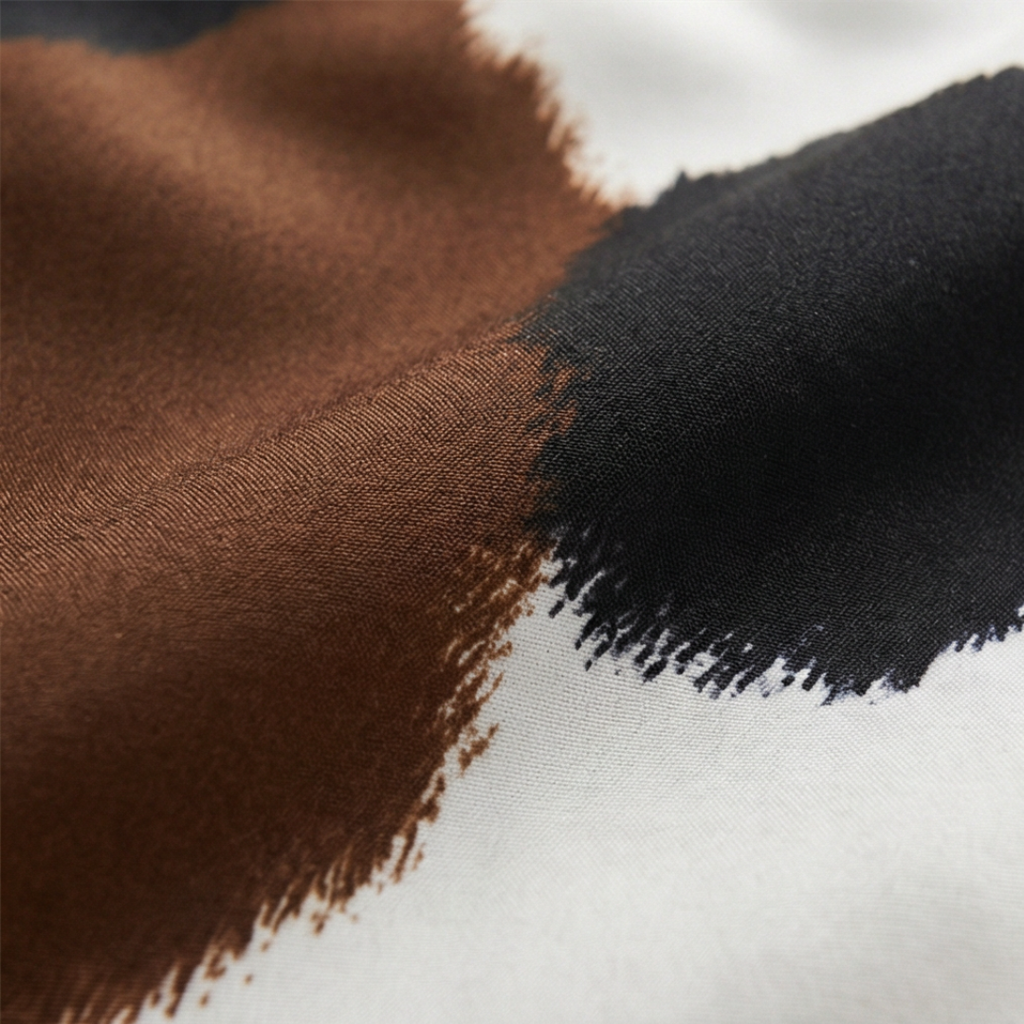 Bettdecken-Set Kuhflecken-Muster Polyester