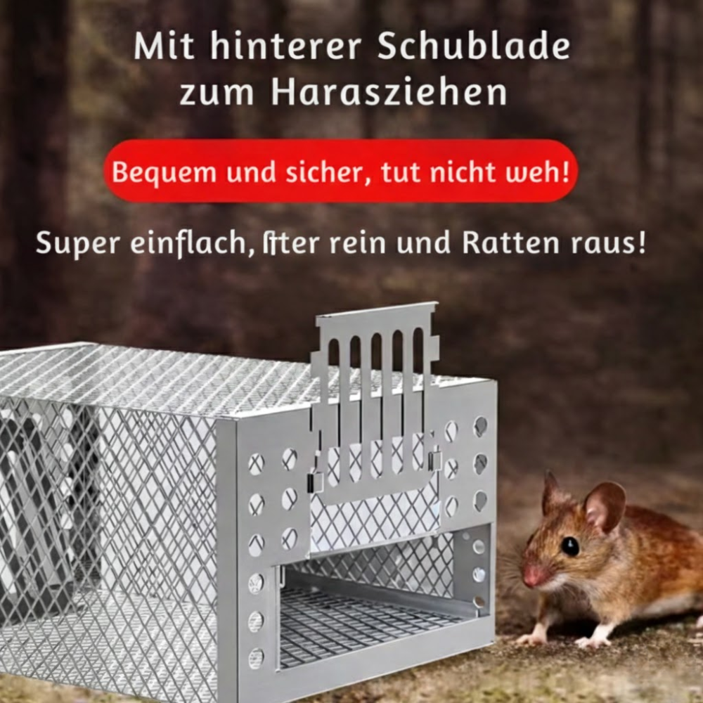 Mäusefalle Automatisch für bis zu 10 Mäuse – Lebend-Falle