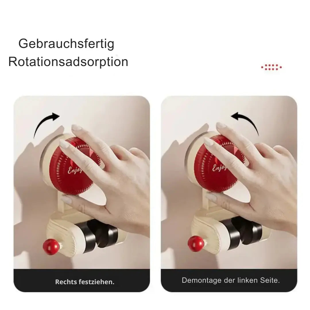 Verstellbarer Duschkopfhalter mit Saugnapf