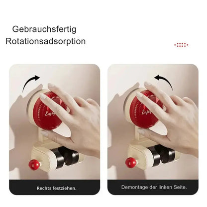 Verstellbarer Duschkopfhalter mit Saugnapf