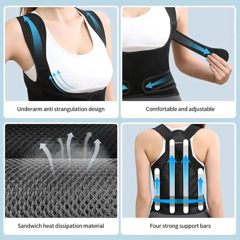 Verstellbarer Haltungskorrektor