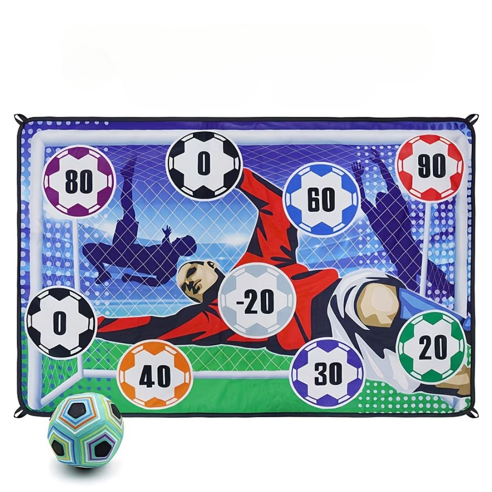 Fussball-Zielwand mit Klebbällen für drinnen und draussen