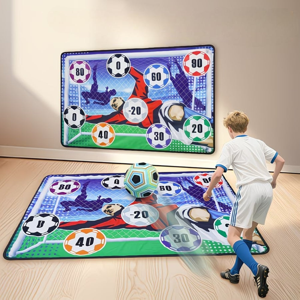 Fussball-Zielwand mit Klebbällen für drinnen und draussen