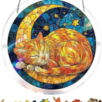 Acryl Puzzle-Fensterbild mit Lebensbaum-Motiv