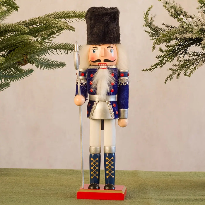 Holz-Nussknacker Soldatenfigur mit Handbemalung