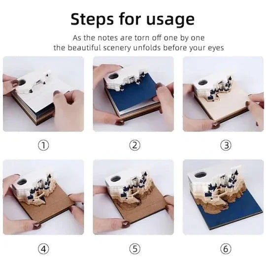 3D Hogwarts Schloss-Kalender | Magischer Advent mit sanftem Licht