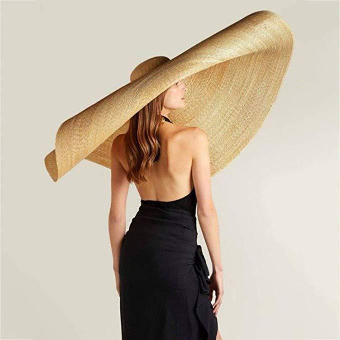 Strohhut mit breiter Krempe – Eleganter UV-Schutz für Sommer
