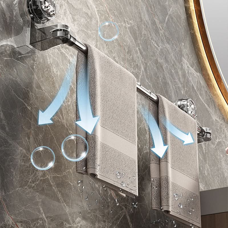 Ausziehbare Handtuchstange | Verstellbar & edler Edelstahlfinish