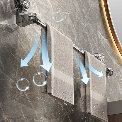 Ausziehbare Handtuchstange | Verstellbar & edler Edelstahlfinish