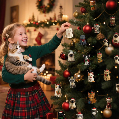 Katzen-Adventskalender | Handbemalte Harzfiguren & Überraschungen