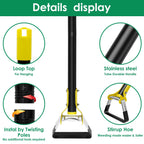 Ergonomische Gartenhacke mit langem Stiel