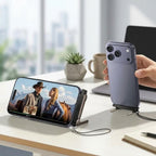 USB-C-Ladeadapter mit 360°-Klappständer