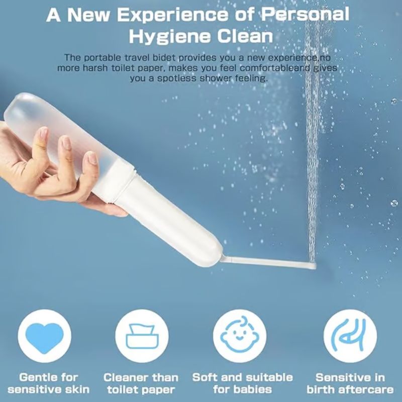 Tragbares Reise-Bidet mit einstellbarem Wasserstrahl