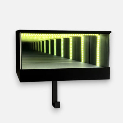 Infinity-Garage Schlüsselhalter mit LED-Spiegeleffekt