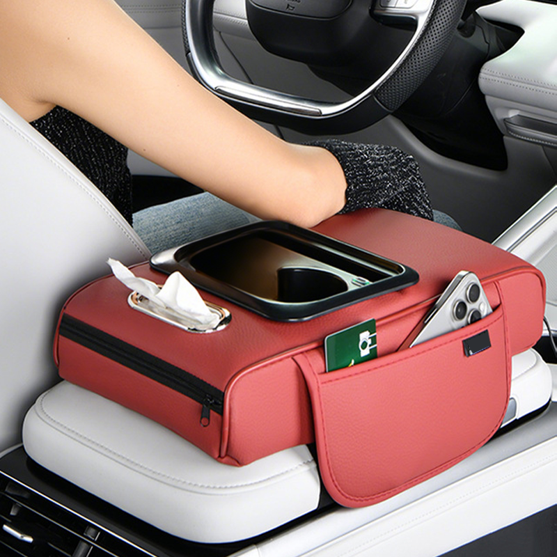 Auto-Mittelarmlehne mit USB-Ladefunktion und Stauraum
