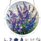 Acryl Puzzle-Fensterbild mit Lebensbaum-Motiv