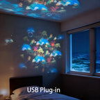 LED-Projektor mit rotierenden Unterwasser-Motiven