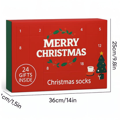 Socken-Adventskalender Premium – 24 Tage Wohlfühl-Komfort