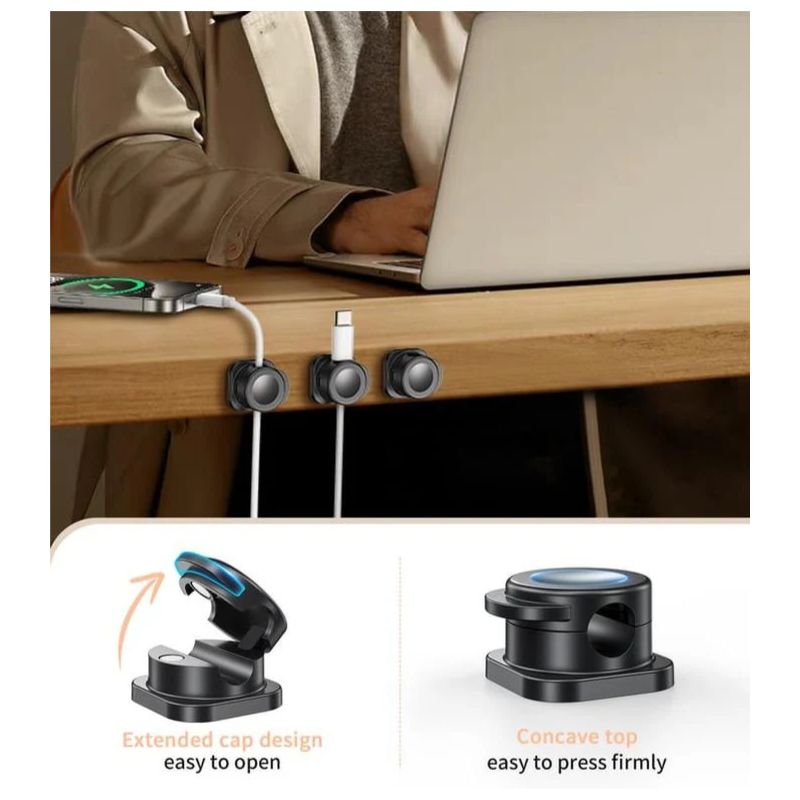 Magnetische Kabelclips – Ordnung für Ladekabel und Kabel