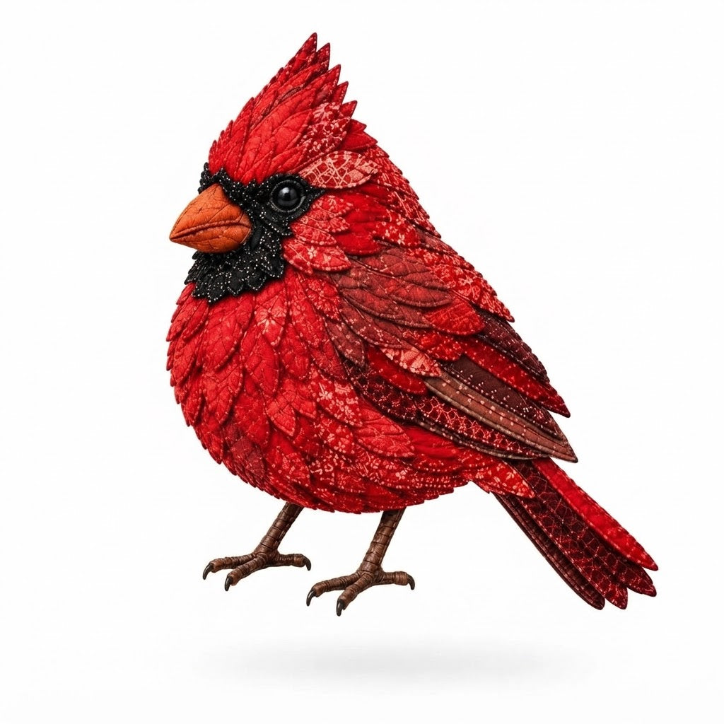 3D-Filz-Vogel Nähset mit Anleitung