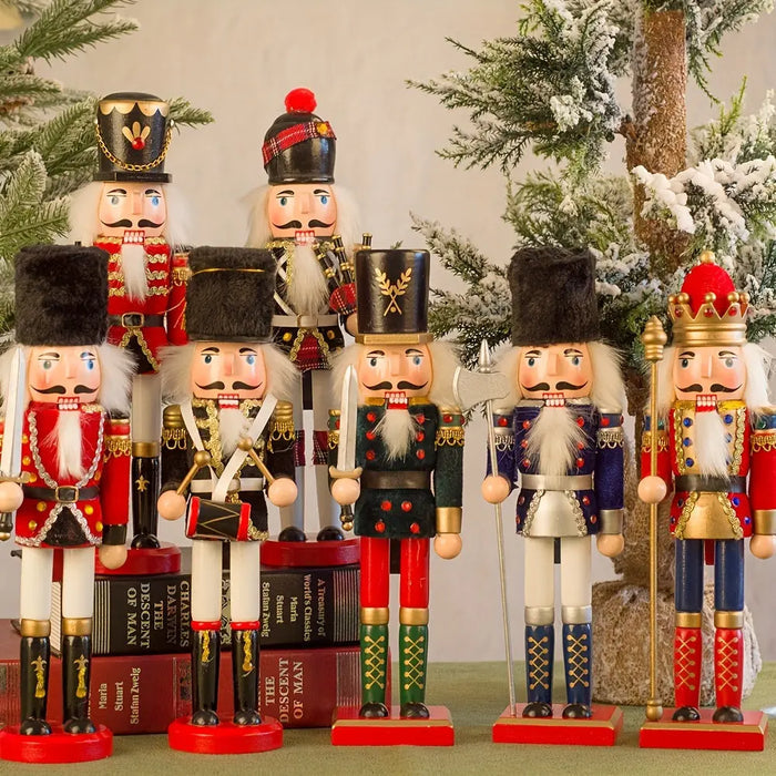 Holz-Nussknacker Soldatenfigur mit Handbemalung
