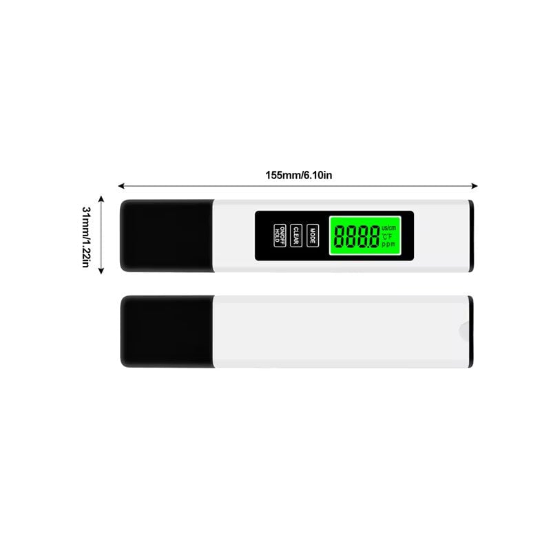 Wasserqualitätstester 4-in-1 mit Titan-Sonde