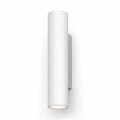 LED-Wandleuchte, zylindrisch mit diffusem Licht, Metall und Acryl