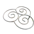 Spiralstütze aus Eisen für Blumen und Pflanzen