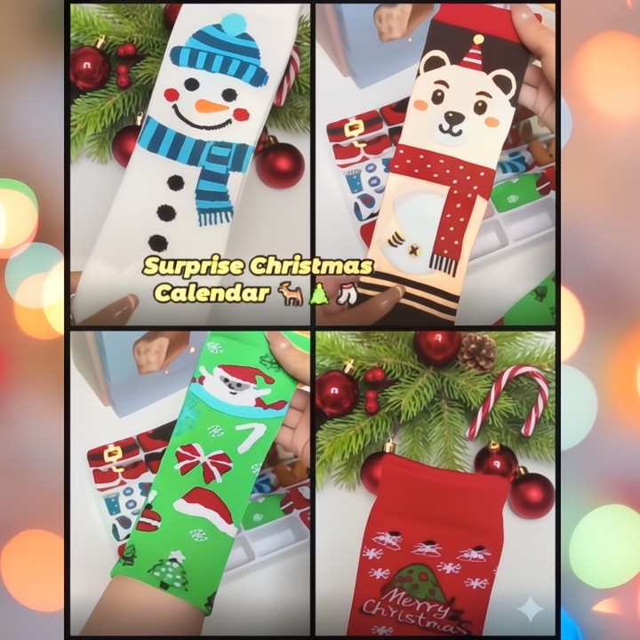 Socken-Adventskalender Premium – 24 Tage Wohlfühl-Komfort