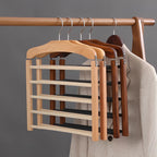 Hosenhalter mit mehreren Stangen aus Holz