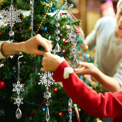 Weihnachtsdeko 18er Set | Kristallklarer Glanz & elegante Formen