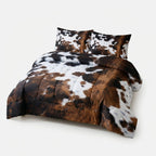 Bettdecken-Set Kuhflecken-Muster Polyester