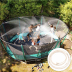 Trampolin Sprinkler System mit verstellbaren Düsen
