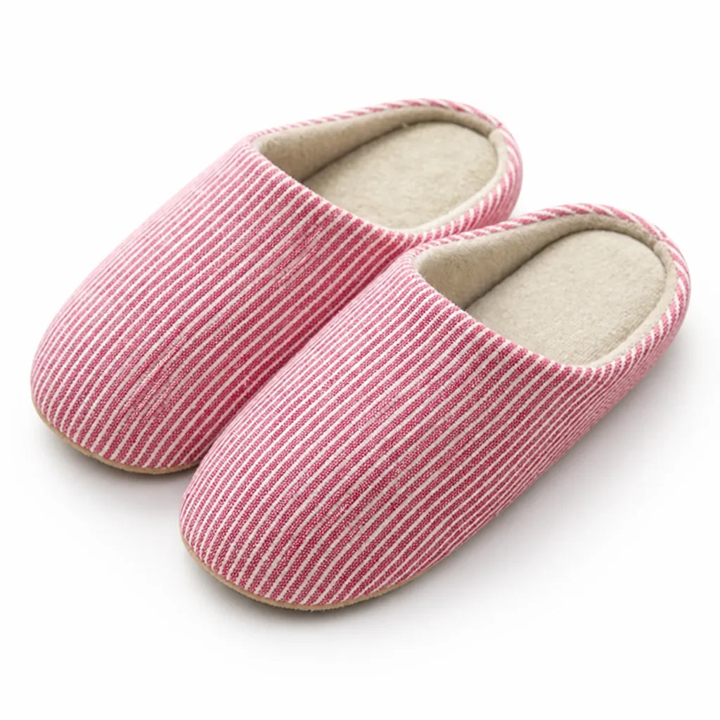 Winterpantoffeln für Damen mit offener Ferse, flauschig und rutschhemmende Sohle fürs Haus