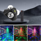Disco-Projektor mit Laser und 720° Rundumlicht